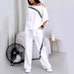 🎁 Hot Sale 49% OFF 🔥Women’s Striped Short-Sleeve Tops ＆ Pants Two-Piece Set