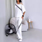 🎁 Hot Sale 49% OFF 🔥Women’s Striped Short-Sleeve Tops ＆ Pants Two-Piece Set