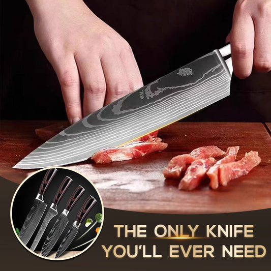 🎁 Hot Sale 49% OFF 🔥Multi-Use Kitchen Knife with Wooden Handle
