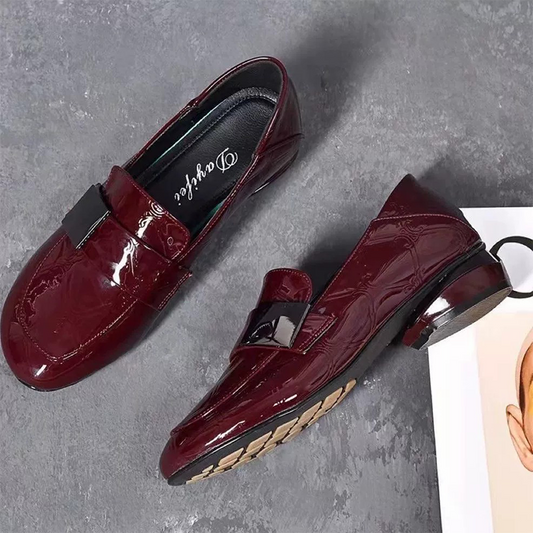 🎁 Hot Sale 49% OFF 🔥PU Leather Mary Jane Low Heel Soft Sole Shoes