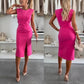 ⏳Time-limited Special⏰Women’s Sleeveless Bodycon Dress with Slit