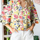🎉2025 New Products Hot Sale✨Women’s Printed Button-Down Shirt with Lantern Long Sleeves
