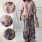 🎉2025 New Products Hot Sale✨Women's Fashion Loose Cardigan Shirt & High Waist Pants Two Piece Set