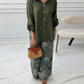 🎉2025 New Products Hot Sale✨Women's Fashion Loose Cardigan Shirt & High Waist Pants Two Piece Set