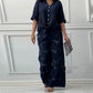 🎉2025 New Products Hot Sale✨Women's Fashion Loose Cardigan Shirt & High Waist Pants Two Piece Set
