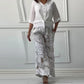 🎉2025 New Products Hot Sale✨Women's Fashion Loose Cardigan Shirt & High Waist Pants Two Piece Set