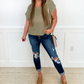 🎁 Hot Sale 49% OFF 🔥Women's High-Waisted Cutout Denim Jeans