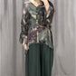 🎉2025 New Products Hot Sale✨Casual V-neck Printed Three Piece Suit