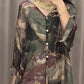 🎉2025 New Products Hot Sale✨Casual V-neck Printed Three Piece Suit