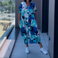 🏖️Summer Hot Sale 49% OFF🌼 Women's Printed V - Neck Casual Elegant Dress