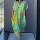 🏖️Summer Hot Sale 49% OFF🌼 Women's Printed V - Neck Casual Elegant Dress