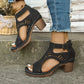 🔥49% off🔥Comfortable and stylish high heel open toe orthopaedic sandals.