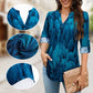 🎉Hot Sale 49% OFF🎉Women's Printed V-Neck Tunic Top
