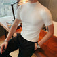 🎉2025 New Products Hot Sale✨Men‘s Casual Slim Fit Short Sleeve Pullover Sweater