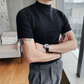🎉2025 New Products Hot Sale✨Men‘s Casual Slim Fit Short Sleeve Pullover Sweater