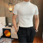 🎉2025 New Products Hot Sale✨Men‘s Casual Slim Fit Short Sleeve Pullover Sweater
