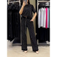 🎉2025 New Products Hot Sale✨Women's Sparkling Rhinestone Striped Knit Two-Piece Set