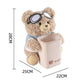 🎉Hot Sale 49% OFF🎉Cute Bear Plush Car Tissue Holder & Storage Bin