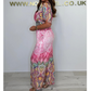 🌷 Summer Hot Sale 49% Off 🩵 Bohemian Print Wide Leg Jumpsuit