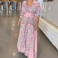 Seasonal bestseller with 49% off 🔥 Elegant long floral dress for women