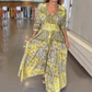 Seasonal bestseller with 49% off 🔥 Elegant long floral dress for women