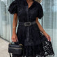 🏖️Summer Hot Sale 49% OFF🌼Women's Retro Short Sleeve Hollow Out Lace Dress