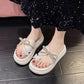🎉2025 New Products Hot Sale✨Women's Fashion Bowknot Thick Bottom Slippers