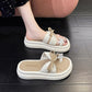 🎉2025 New Products Hot Sale✨Women's Fashion Bowknot Thick Bottom Slippers