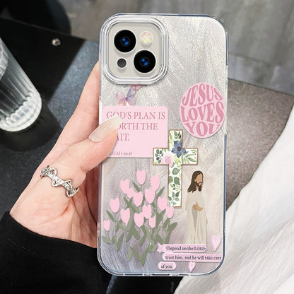 🎁 Hot Sale 49% OFF 🔥Pink Tulip Phone Case for iPhone