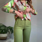 🎉2025 New Products Hot Sale✨Women's Printed Button Shirt & Pants 2-Piece Set