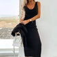 💥2025 New Arrive - 49% OFF💥Women's 2-Piece Set Sleeveless Dress & Loose V-Neck Pullover
