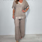 💖LAST DAY SALE 49% OFF💖Casual V-Neck 2-Piece Set