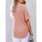 🎁 Hot Sale 49% OFF 🔥Women's Lapel Loose Short Sleeve Top