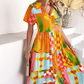 🌸Summer Hot Sale 49%OFF🌸Women's Casual Boho V-Neck Dress