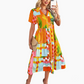 🌸Summer Hot Sale 49%OFF🌸Women's Casual Boho V-Neck Dress