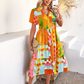 🌸Summer Hot Sale 49%OFF🌸Women's Casual Boho V-Neck Dress