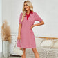 💕What should I wear tomorrow?💕Women's Casual V-Neck Striped Dress
