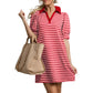 💕What should I wear tomorrow?💕Women's Casual V-Neck Striped Dress