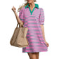 💕What should I wear tomorrow?💕Women's Casual V-Neck Striped Dress