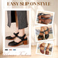 🎉2025 New Products Hot Sale✨Women's Elegant Round Toe Hollow Out Sandals