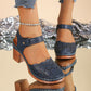 🎉2025 New Products Hot Sale✨Women's Elegant Round Toe Hollow Out Sandals