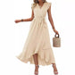 🎉2025 New Products Hot Sale✨Women's Fashion V-Neck Ruffle Dresses