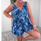 🌸Summer Hot Sale 49%OFF🌸Sleeveless V-Neck Printed Swimsuit 😍Free Black Underwear