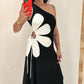 🎁 Hot Sale 49% OFF 🔥Floral One Shoulder Slim A-line Dress