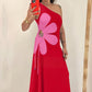 🎁 Hot Sale 49% OFF 🔥Floral One Shoulder Slim A-line Dress