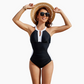⏰limited-time offer  49% OFF!!👙Deep V Slimming One-Piece Swimsuit💥