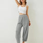 🎉Hot Sale 49% OFF🎉Women's casual ankle trousers with loose fit and elasticated waist