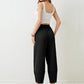 🎉Hot Sale 49% OFF🎉Women's casual ankle trousers with loose fit and elasticated waist
