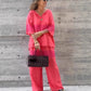 🌸Summer Hot Sale 49%OFF🌸Women's Loose Fit Top & Pants 2-Piece Set