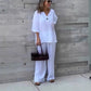 🌸Summer Hot Sale 49%OFF🌸Women's Loose Fit Top & Pants 2-Piece Set
